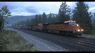 *4K*   A Meet Between Stack Trains @ Riverview