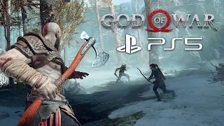 GOD OF WAR PS5 Enhanced Gameplay Walkthrough Part 1 - 4K 60fps (1.35)