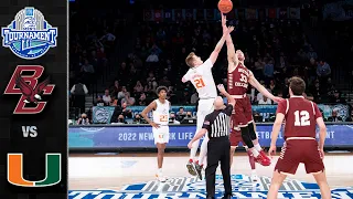 Boston College vs. Miami ACC Men's Basketball Tournament Highlights (2022)