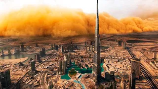 Day turned into night! Nightmare sandstorm covers Saudi Arabia's capital, Riyadh