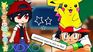 pokemon trainer react to Ash ketchum vs Red