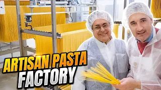 How DRY PASTA is Made in an Italian Pasta Factory (Rustichella d'Abruzzo)