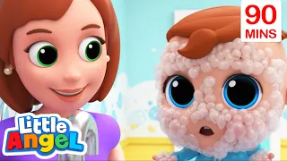 Getting ready for Daycare! |@Little Angel| 🔤 English Subtitle Cartoon 🔤 | Learning Videos for Kids