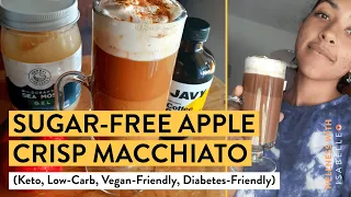 ☕ KETO STARBUCKS APPLE CRISP MACCHIATO RECIPE 🍂 | Sugar-Free, Low-Carb, Vegan & Diabetes Friendly