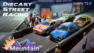 Diecast Street Race (KotM4 T1-2) Qualifying Round - Custom Modified 1/64 Cars