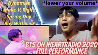 BTS ARMY Fanboy Reacts to Dynamite, Make It Right, Spring Day, Boy With Luv on iHeartRadio 2020 WOW!