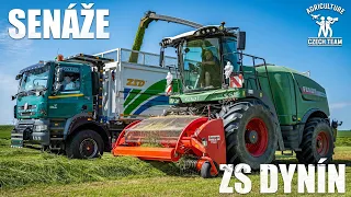 Senáže | ZS Dynín | Fendt Katana 85 | John Deere | JCB | Tatra Phoenix