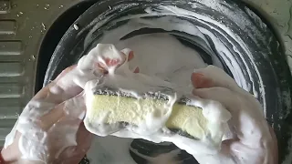 ASMR paste#soap shavings+powder#sponges#foam/мыло+порошок🔥#пена#асмр🔥💥💕