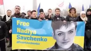 Глобальная акция в Одессе #FreeSavchenko