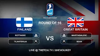 #IIHFEsports Fan Championship Round of 16: FIN vs GBR