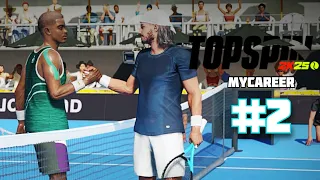 Ο Πρώτος μας ΤΕΛΙΚΟΣ! | TOP SPIN 2K25 Career Mode (Greek) #2