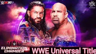 Full Match - Roman Reigns vs. Goldberg - WWE Universal Title Match : Elimination Chamber 2022