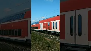 RE 2 der Deutschen Bahn fährt zum Düsseldorf Hauptbahnhof #Shorts