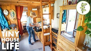 Retired Woman Builds Her Own Tiny House for Affordable Living