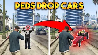 GTA 5 ONLINE : PEDS DROP SUPER UNIQUE CARS !