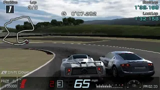 Pagani Zonda C12S vs. Audi Le Mans Quattro Concept (S Difficulty - GT PSP)