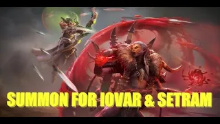 Watcher of Realms Iovar & Setram Summons