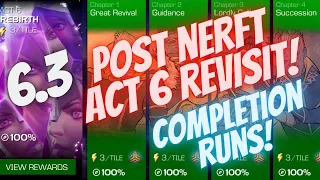 Post Nerf Act 6 Revisit! 6.3 Completion! Pt1! Marvel Contest Of Champions!