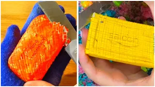 (NO MUSIC) Soap cutting ASMR Sound | satisfying video #p10 |  Relaxing Videos | oddly satisfying