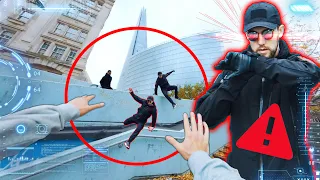 CHASED BY SECRET AGENTS! Parkour POV Escape