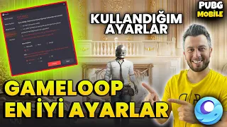 GAMELOOP EN İYİ AYARLAR l PUBG MOBİLE PC AYARLARI I GAMELOOP BEST SETTİNGS PUBG MOBİLE