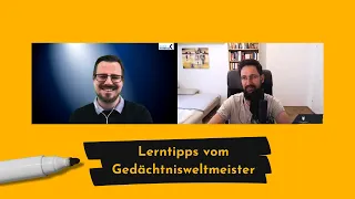 Gedächtnisweltmeister und Neurowissenschaftler Dr. Boris Konrad - Lerntechniken und Lerntipps