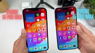 iPhone 13 Pro Max VS iPhone 15 Pro Max