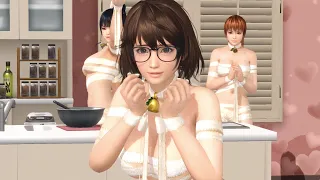 DOAXVV - Chocolate making with Tsukushi