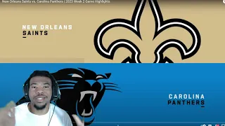 SAINTS ARE 2-0! SAINTS VS PANTHERS HIGHLIGHTS REACTION!