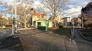 Driver’s Eye View - Dresden (Germany) - T4DMT ČKD Tatra - Heritage City Tram Tour