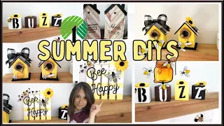 SUMMER BEE & HOME DECOR DIYS SUPER CUTE 🌼🌞