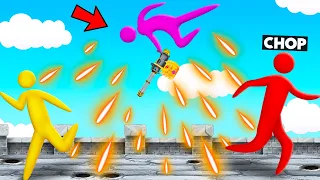 SUPER SMASH CHOP USES OVERPOWERED FLYING MINIGUN TO WIN