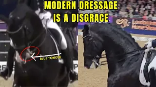 Blue Tongue & Hyperflexion = Winning Ride in Grand Prix Dressage | Lottie Fry & Everdale