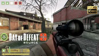 Day of Defeat Source - Professional Sniper - dod_argentan (38-12)  - Gameplay (PC HD) [1080p60FPS]