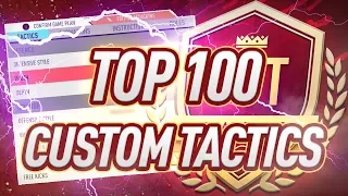 🤩 BEST TOP 100 CUSTOM TACTICS & INSTRUCTIONS! - FIFA 20 Ultimate Team