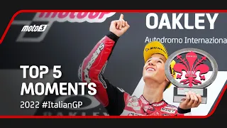 Top 5 Moto3™ Moments | 2022 #ItalianGP