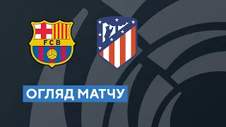 Barcelona — Atlético. Championship La Liga. Highlights. Matchday 23. 06.02.2022