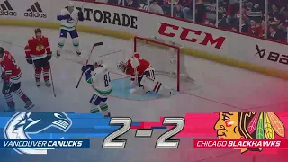 January 31,2022 Vancouver vs Chicago NHL 22 GM Connected Hockey League