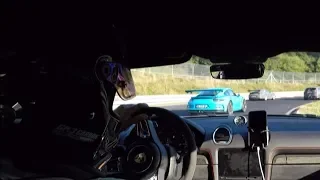 MANTHEY RACING CAYMAN 718 GTS and 991 GT3 RS pursuit Nurburgring