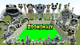 DESTROY NEW ZOONOMALY MONSTERS FAMILY & MONSTERS POPPY PLAYTIME 3 FAMILY in TOXIC POOL - Garry's Mod