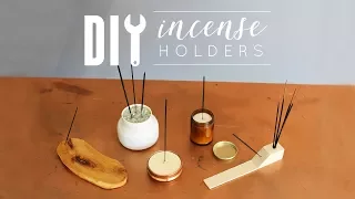 DIY Incense Holders