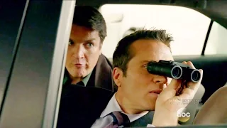 Castle 8x16 Ryan Castle Follow Esposito & Sonia in car “Heartbreaker”