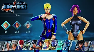 Jump Force - ALL NEW Season 2 DLC Pack 3 Characters Moveset & Ultimates - Giorno & Yoruichi Gameplay