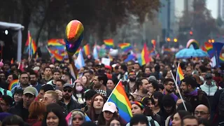 Chile Pride participants call for diversity rights