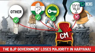 The BJP government loses majority in Haryana | Deaf Talks | Deaf Talks News | Indian Sign Language.