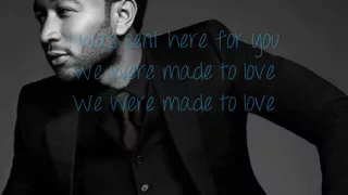 John Legend - Made To Love HQ (Lyrics)