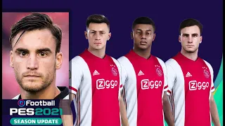 eFootball PES 2021 Ajax Faces, Stats & Overalls | Season Update