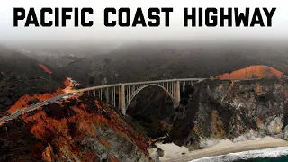 San Francisco to Los Angeles Road Trip by Drone | Pacific coast highway