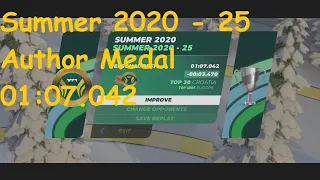 TrackMania 2020 - Summer 2020 - 25 | Author Medal | 01:07.042