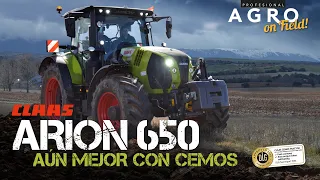 CLAAS ARION 650 CMATIC con sistema CEMOS